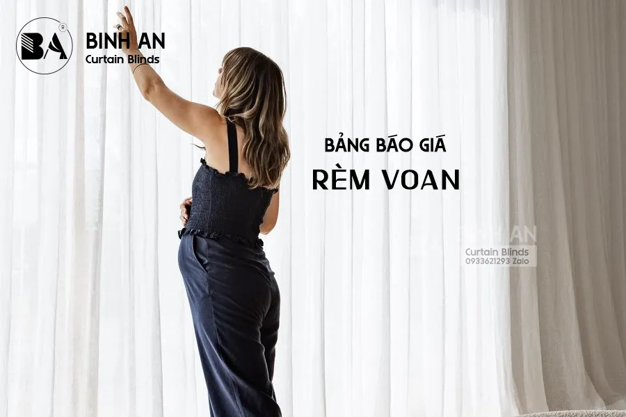 Bảng Giá Rèm Voan 2026